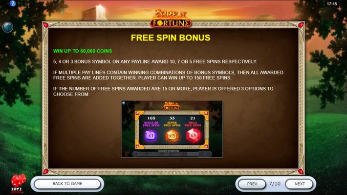 Free Spin Feature Rules