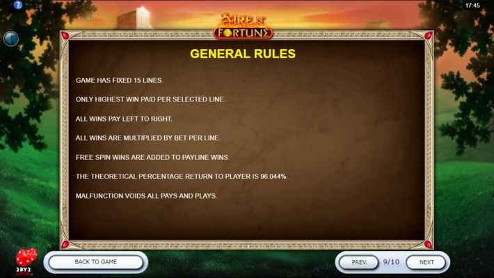 General Game Rules