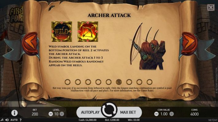 Fire Siege Fortress :: Archer Attack