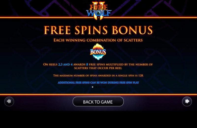 Fire Wolf II :: Free Spins Rules