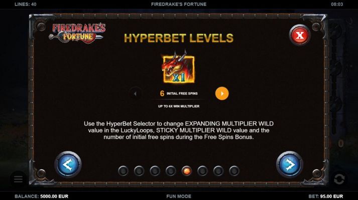 Firedrake's Fortune :: Hyperbet