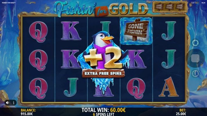Extra spins awarded