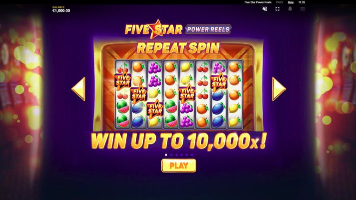 Five Star Power Reels :: Win Up To 10000x