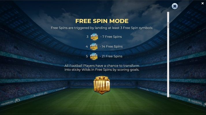 Football Glory :: Free Spin Feature Rules