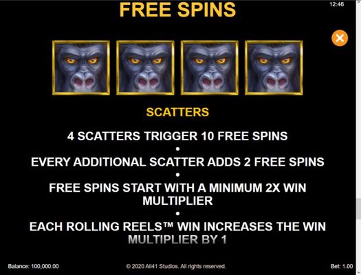 Free Spin Feature Rules