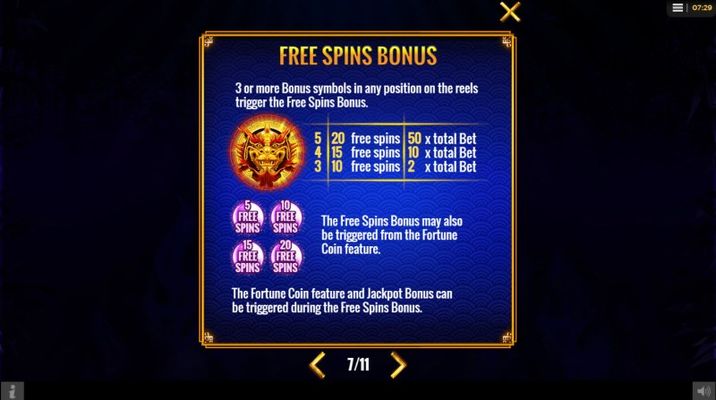 Free Spin Feature Rules