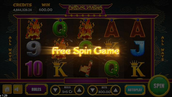 Scatter symbols triggers the free spins feature