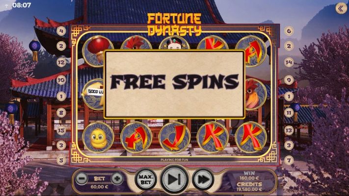 Free Spins triggered