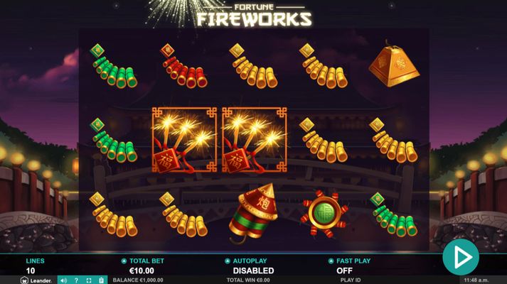 Fortune Fireworks :: Main Game Board