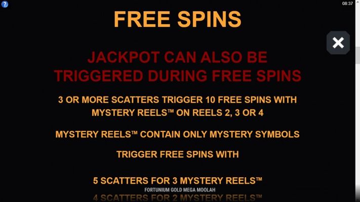 Free Spin Feature Rules