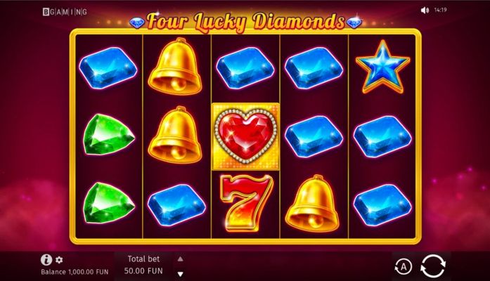 Four Lucky Diamonds :: Base Game Screen
