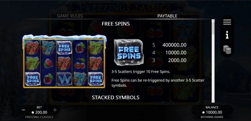 Free Spin Feature Rules