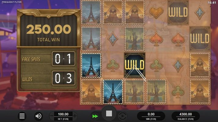 A three of a kind win