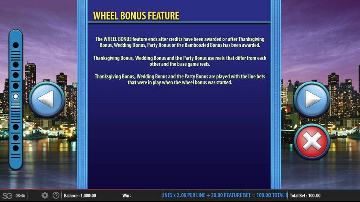 Friends :: Wheel Bonus Feature