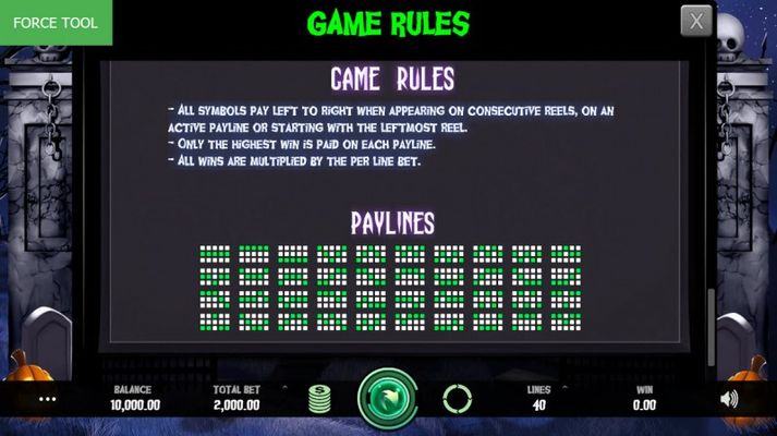 Fright Night :: General Game Rules