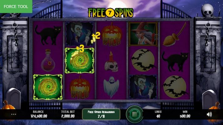 Fright Night :: Free Spins re-triggered