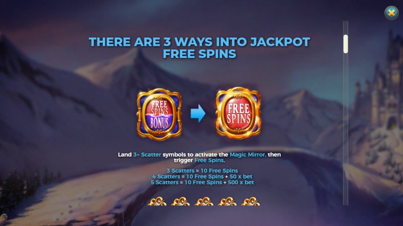 Frost Queen Jackpots :: Scatter Symbol Rules
