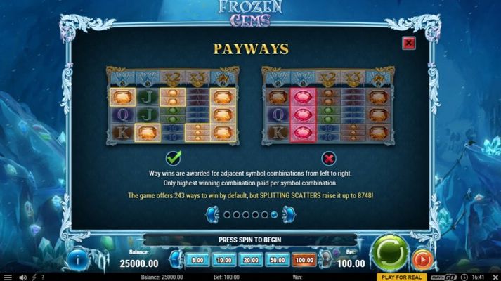Frozen Gems :: Payways