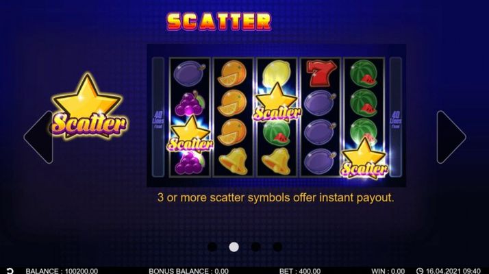 Fruit Dash :: Scatter Symbol Rules