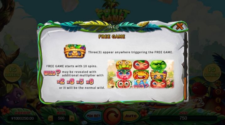 Fruit Land :: Free Spins Rules