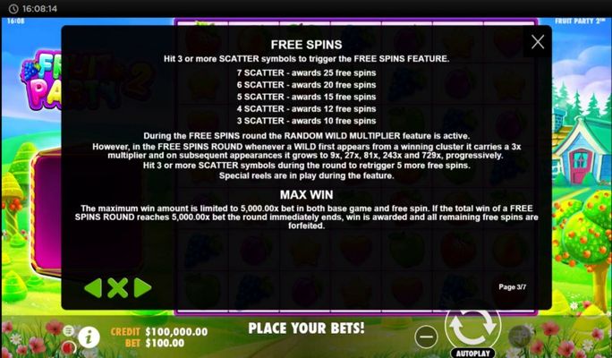 Free Spin Feature Rules