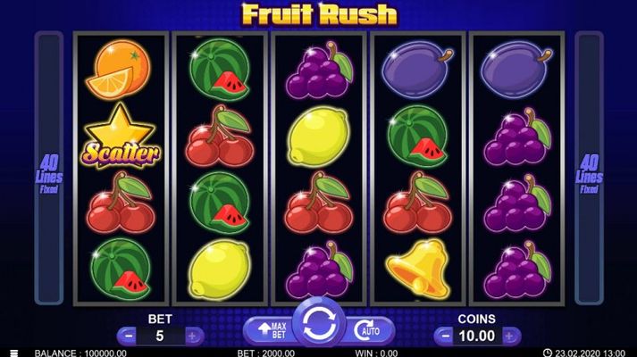 Fruit Rush :: Main Game Board