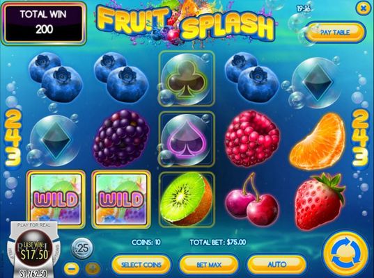 Fruit Splash :: Three of a kind