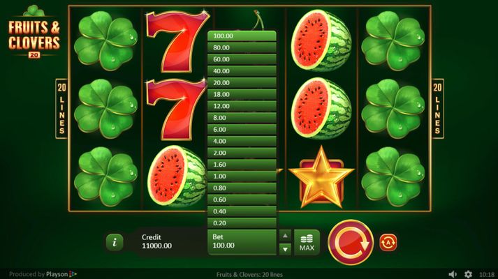 Fruits & Clover :: Betting Options