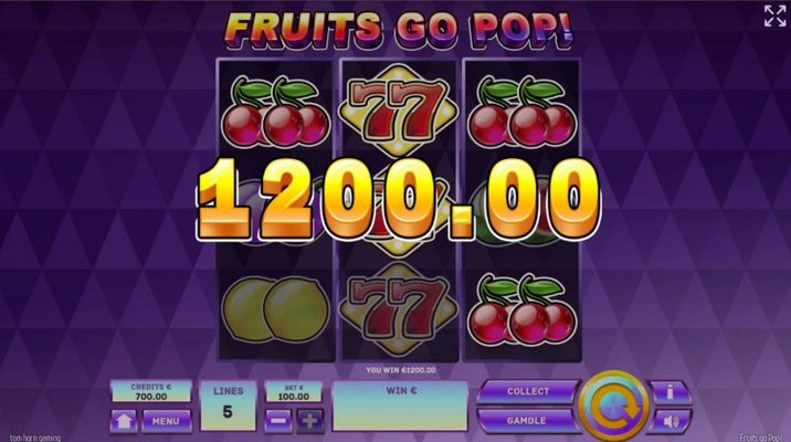 Fruits Go Pop! :: Multiple winning paylines