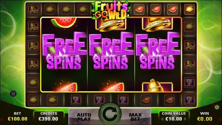 Scatter symbols triggers the free spins feature