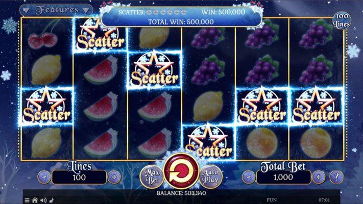 Fruits on Ice :: Scatter Win