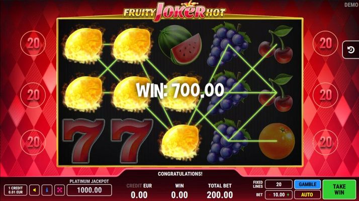 Multiple winning paylines