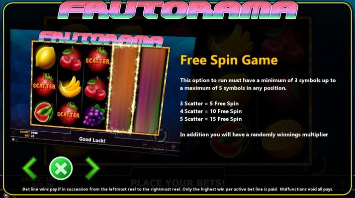 Free Spins Rules