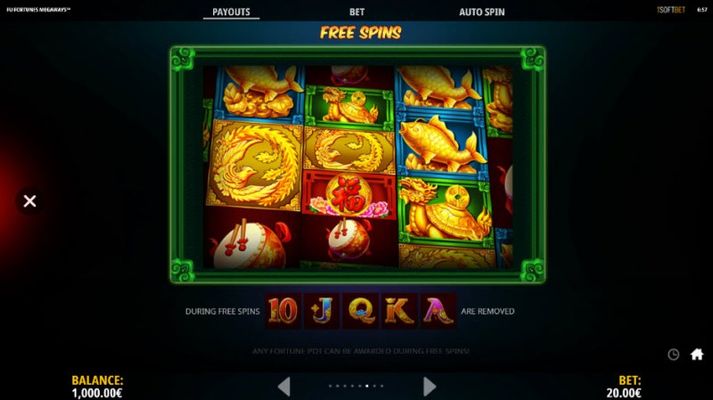 Fu Fortunes Megaways :: Free Spins Rules