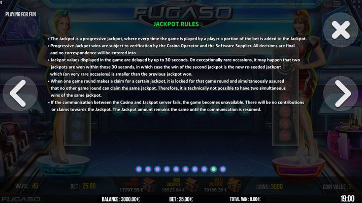 Fugaso Airlines :: Feature Rules