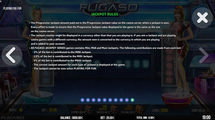 Fugaso Airlines :: General Game Rules