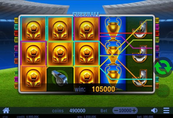 Multiple winning paylines