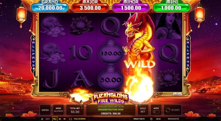 Dragon wild activates instant prize pick feature