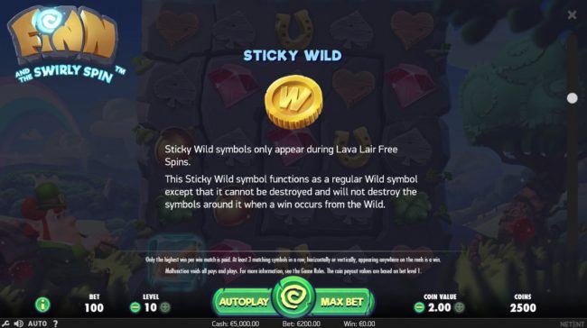 Sticky Wild Rules