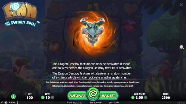 Dragon Destroy Feature Rules
