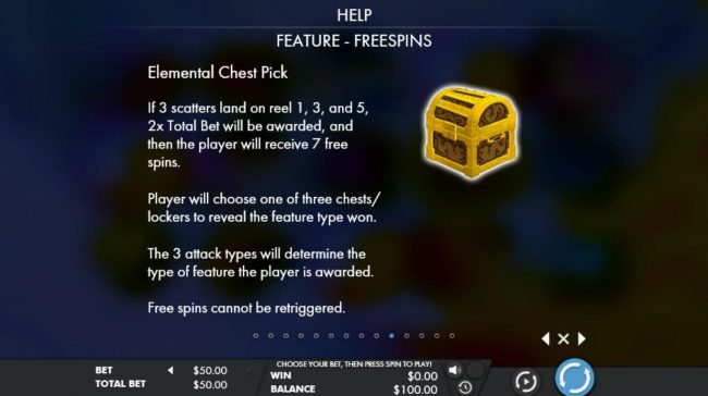 Elemental Chest Pick Rules