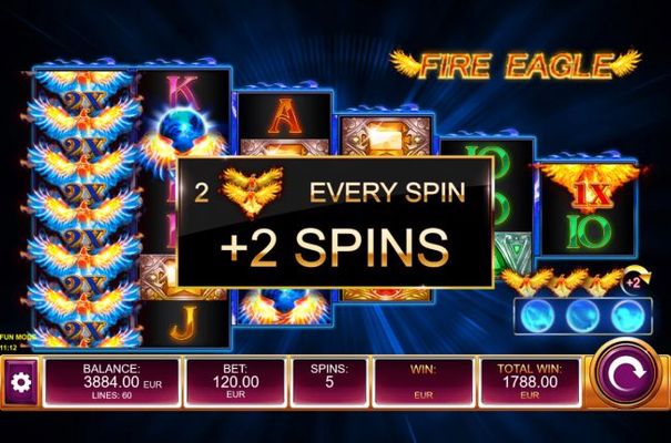 An additional 2 free spins awarded
