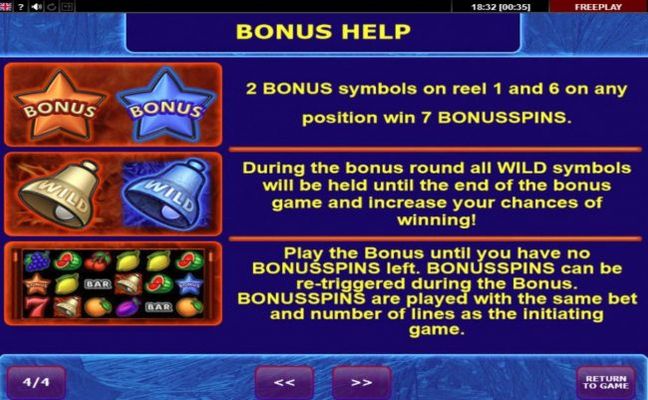 Free Games Bonus Rules