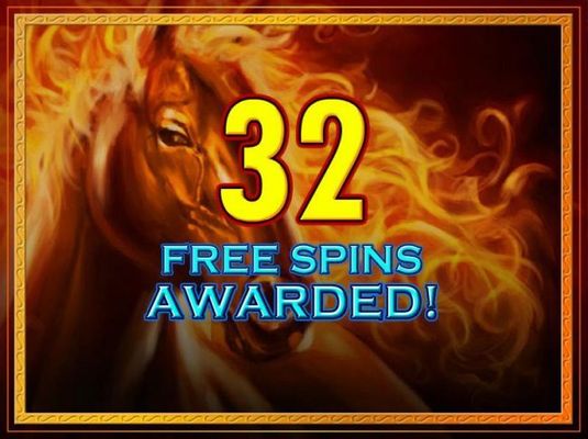32 free spins awarded.