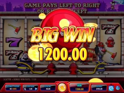 A 1200.00 Big Win has been awarded