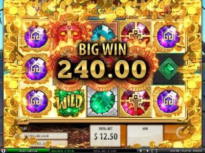 The bonus respin feature pays out a whopping $240 for a big win!
