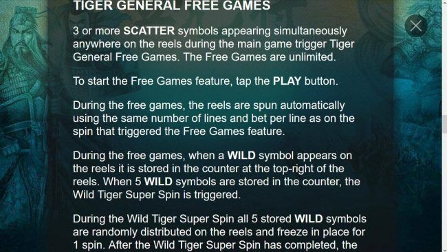 Tiger General Free Games Rules