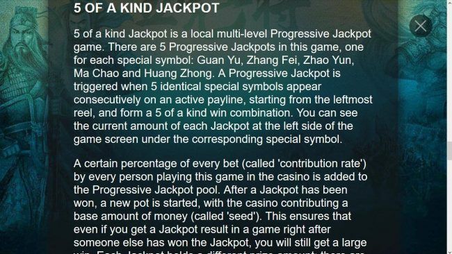 Five of a Kind Jackpot Rules