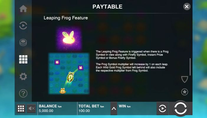 Leaping Frog Feature