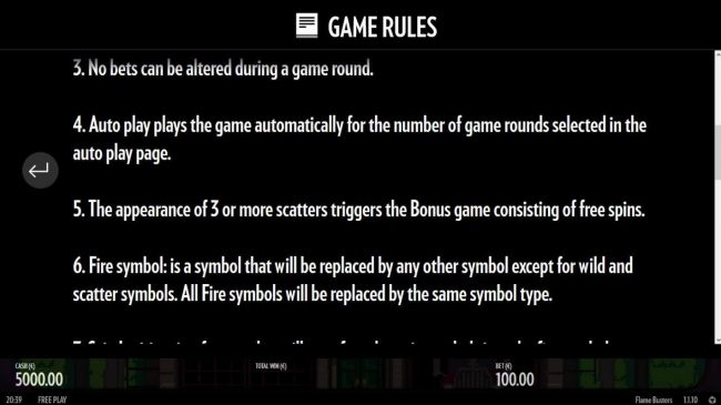 General Game Rules - Continued